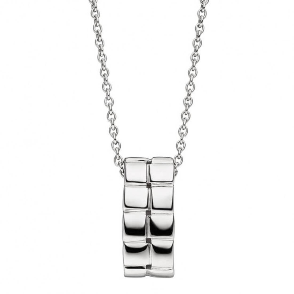 Prachtige zilveren collier van Viventy.