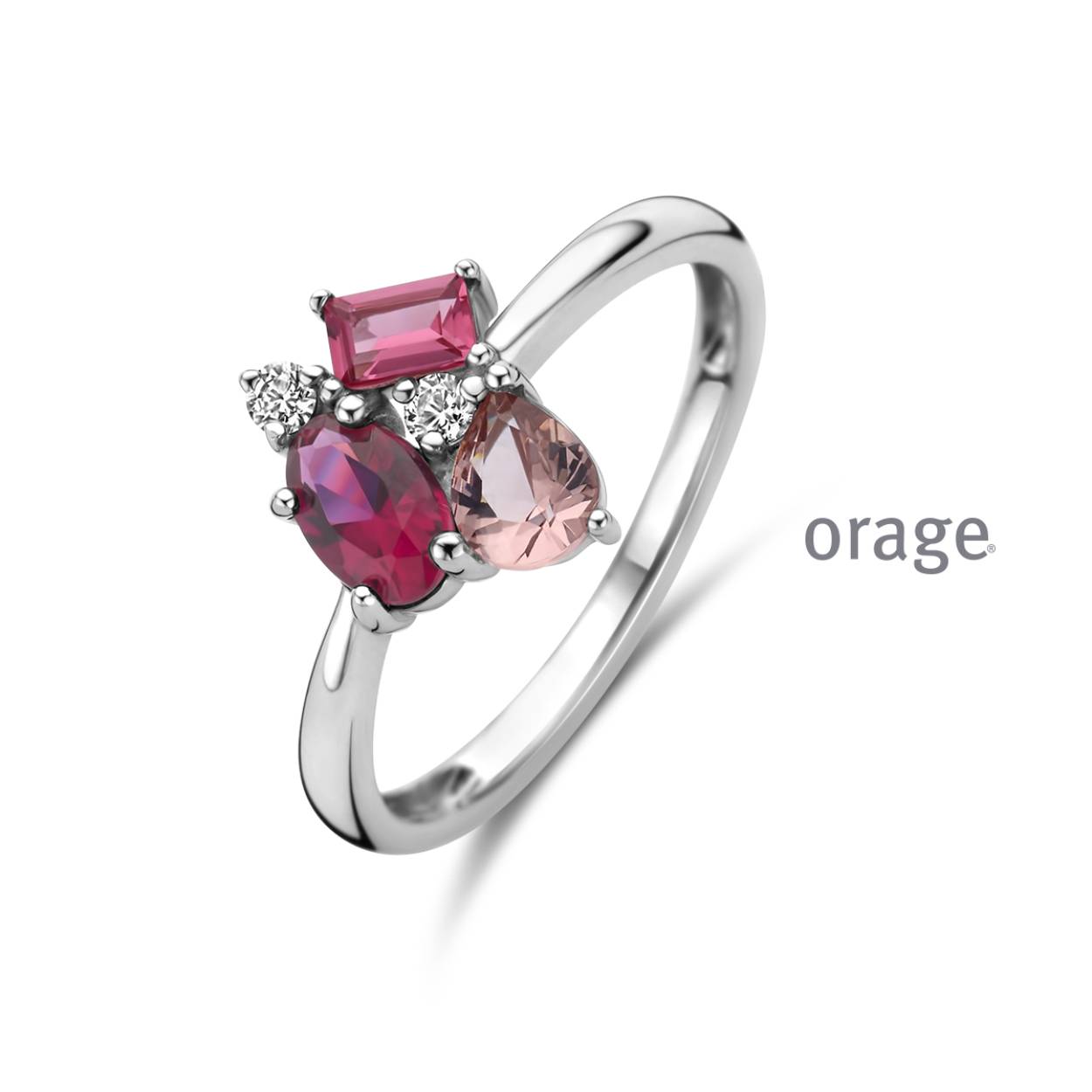 Orage ring zilver