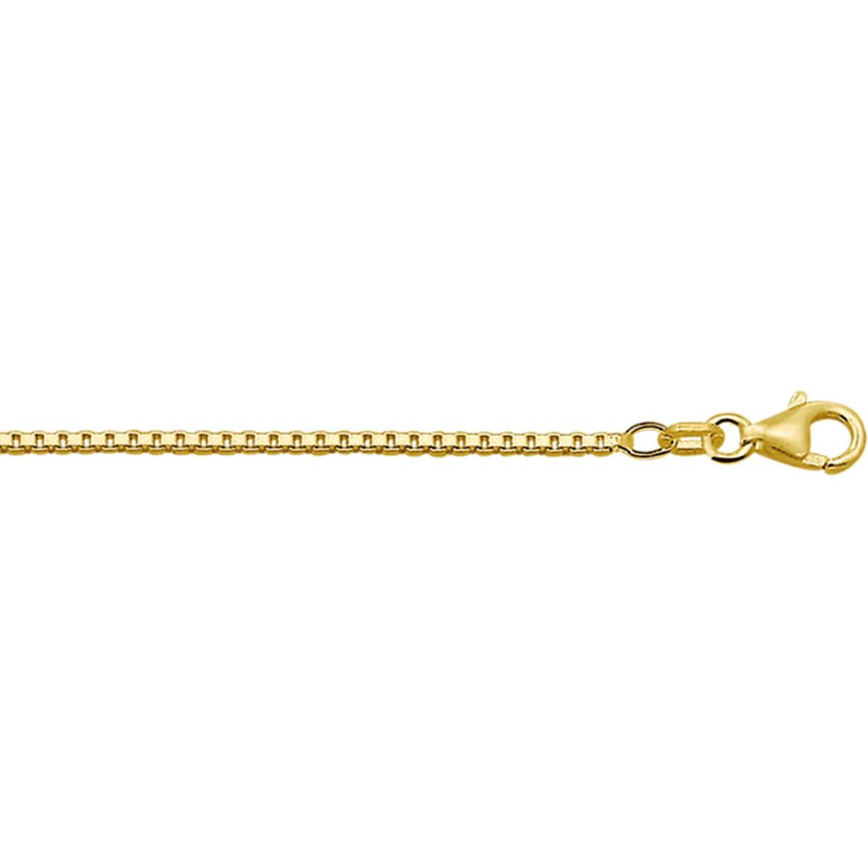 Gouden collier venetiaans 45cm