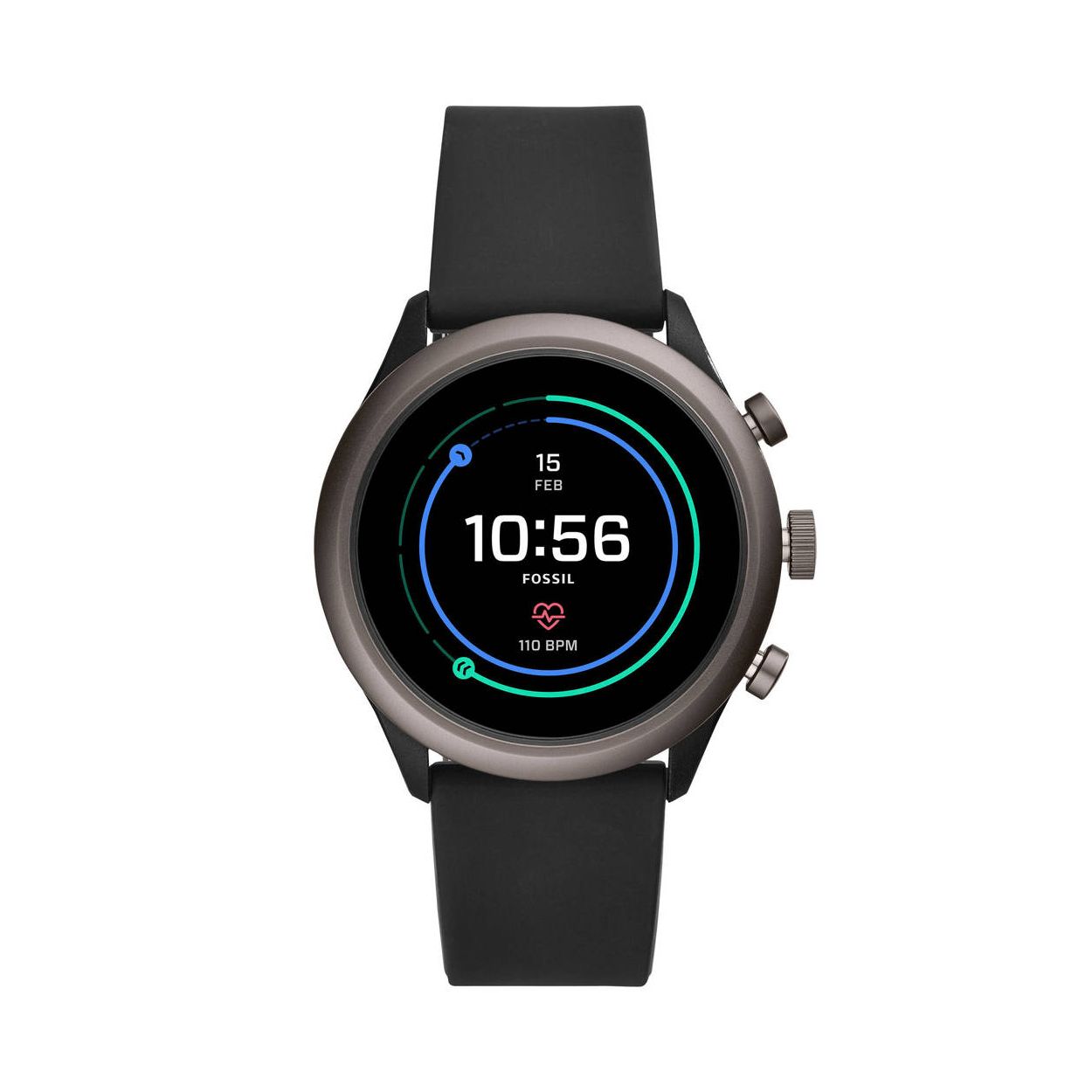 Digitale smartwatch FTW4021, waterdichtheid 5 ATM. Verschillende fucties: Analyse software, Apps downloaden, Berichtweergave, Bluetooth, Caller ID, Calorieverbranding, Contactloze betaling, Datum, GPS, Hartslagmeter, iOS-Compatible, Meten van slaapgedrag, Muziekbediening, NFC connection, Oplaadbare batterij, Opladen via netstroom, Spraakbesturing, Stroomconnector, Touchscreen, Trilfunctie. Generatie 4S