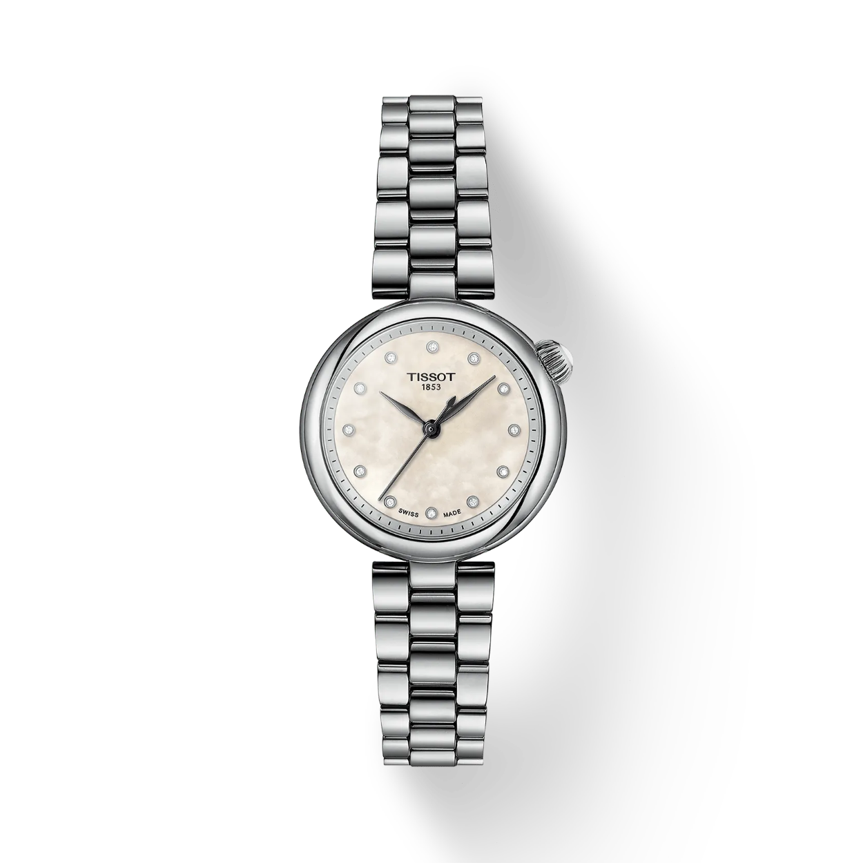 Tissot - Desir, 28mm staal dameshorloge, Quartz, 50 meter WR, Saffierglas - T1520101111600