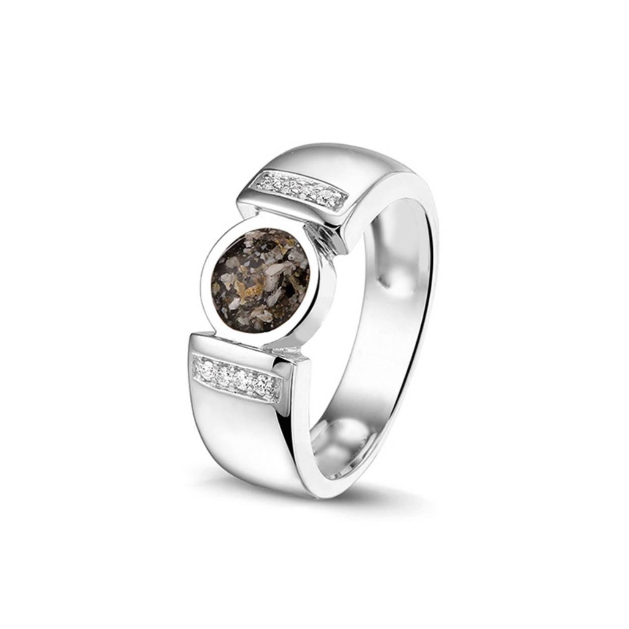See You Zilveren As-ring met zirkonia RG022
