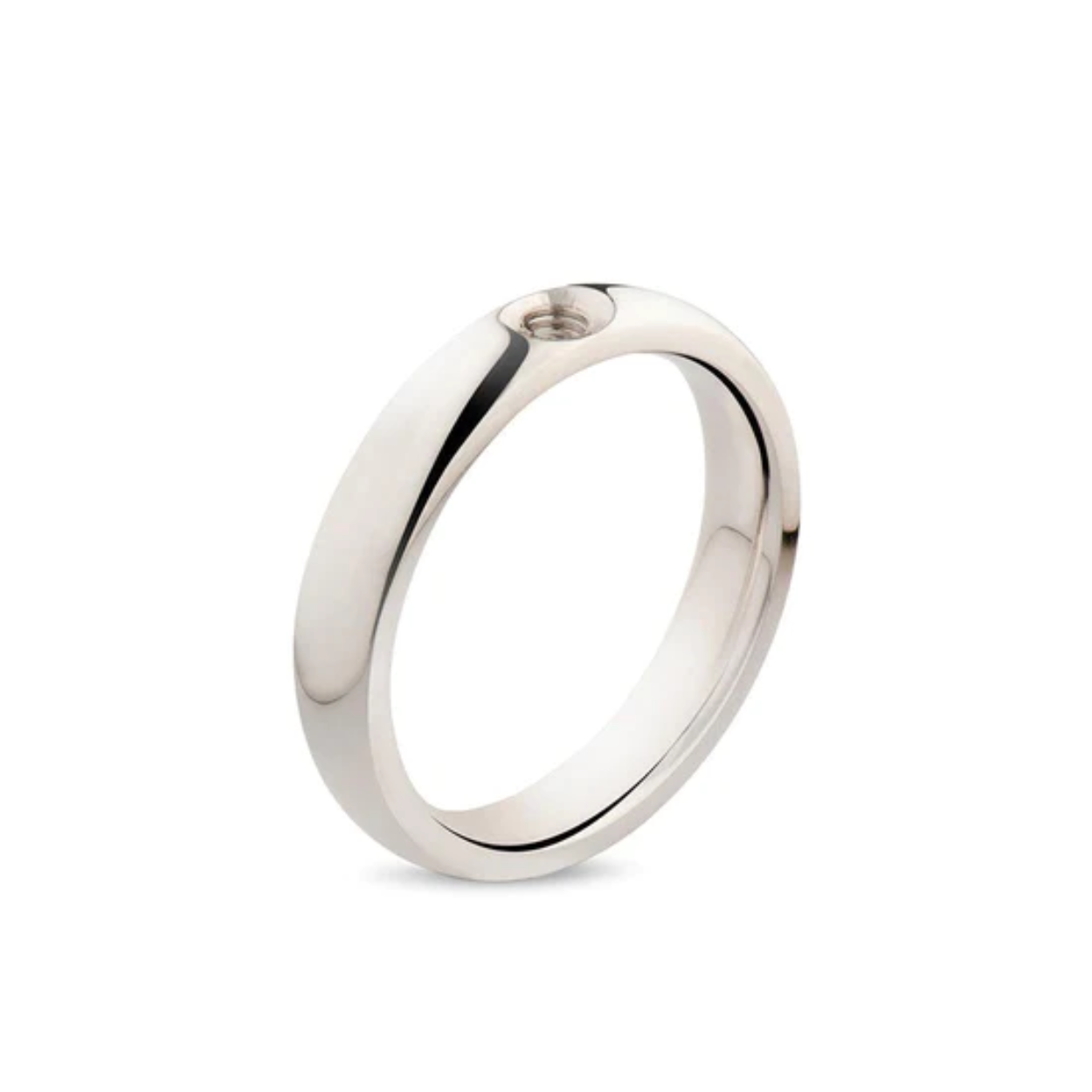 Melano Twisted Tracy Ring Zilverkleurig Maat 62