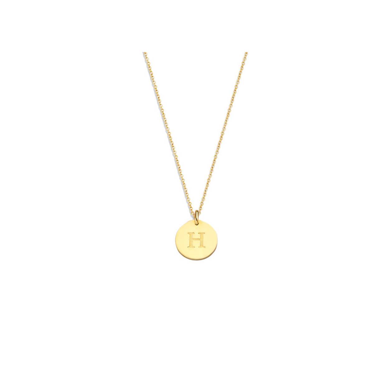 Material:14 carat yellow, white or rose gold
Finishing:Shine
Dimension:The Coin Midi has a diameter of 10 mm and is 0.8 mm thick.
Length Necklace:39-40-41 cm or 42-43-44 cm, necklace has an anchor link with a thickness of 0.8 mm