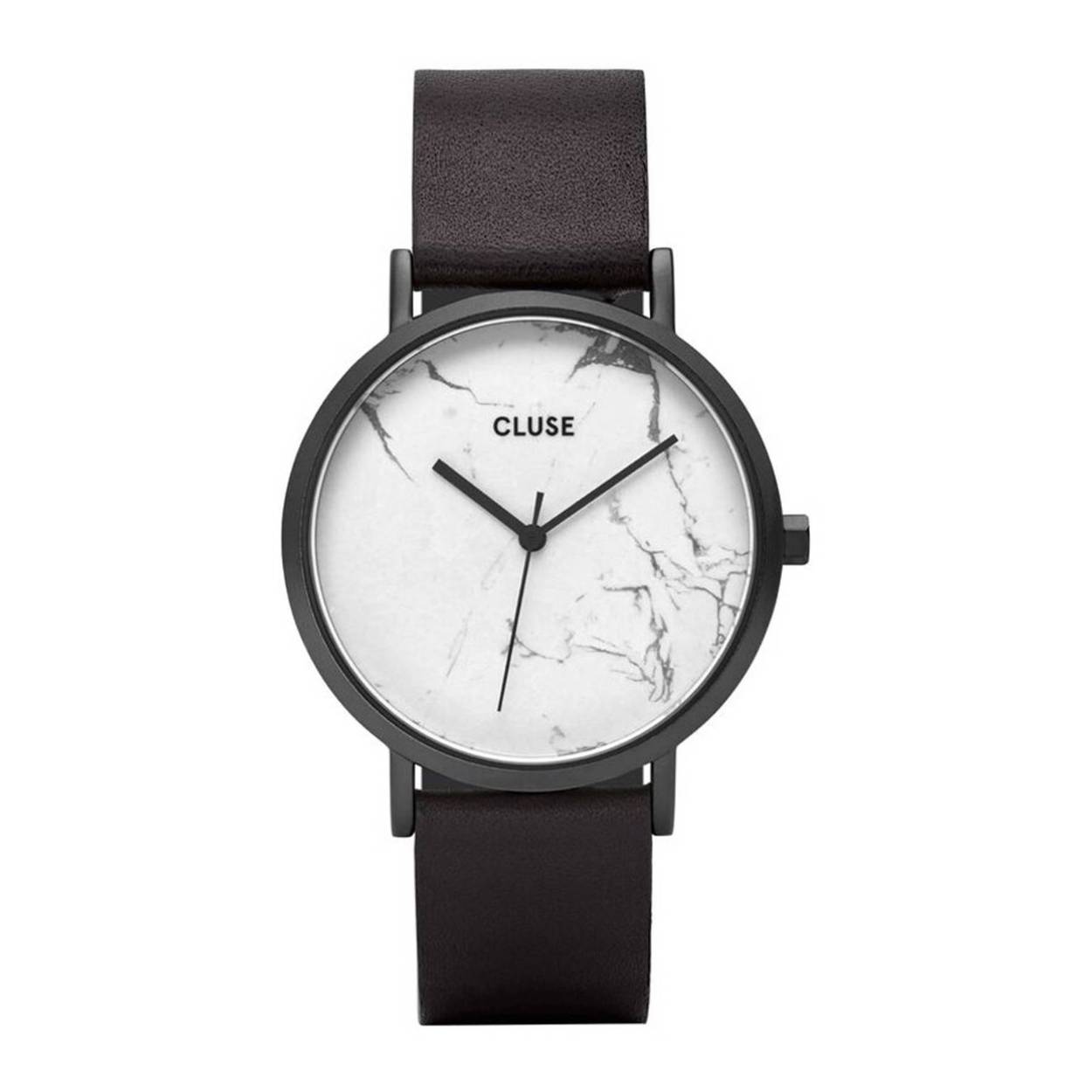 Dameshorloge van CLUSE, uitgevoerd met een polsband van Leer. Het model is voorzien van een RVS horlogekast, Mineraalglas en een uurwerk van Quartz.