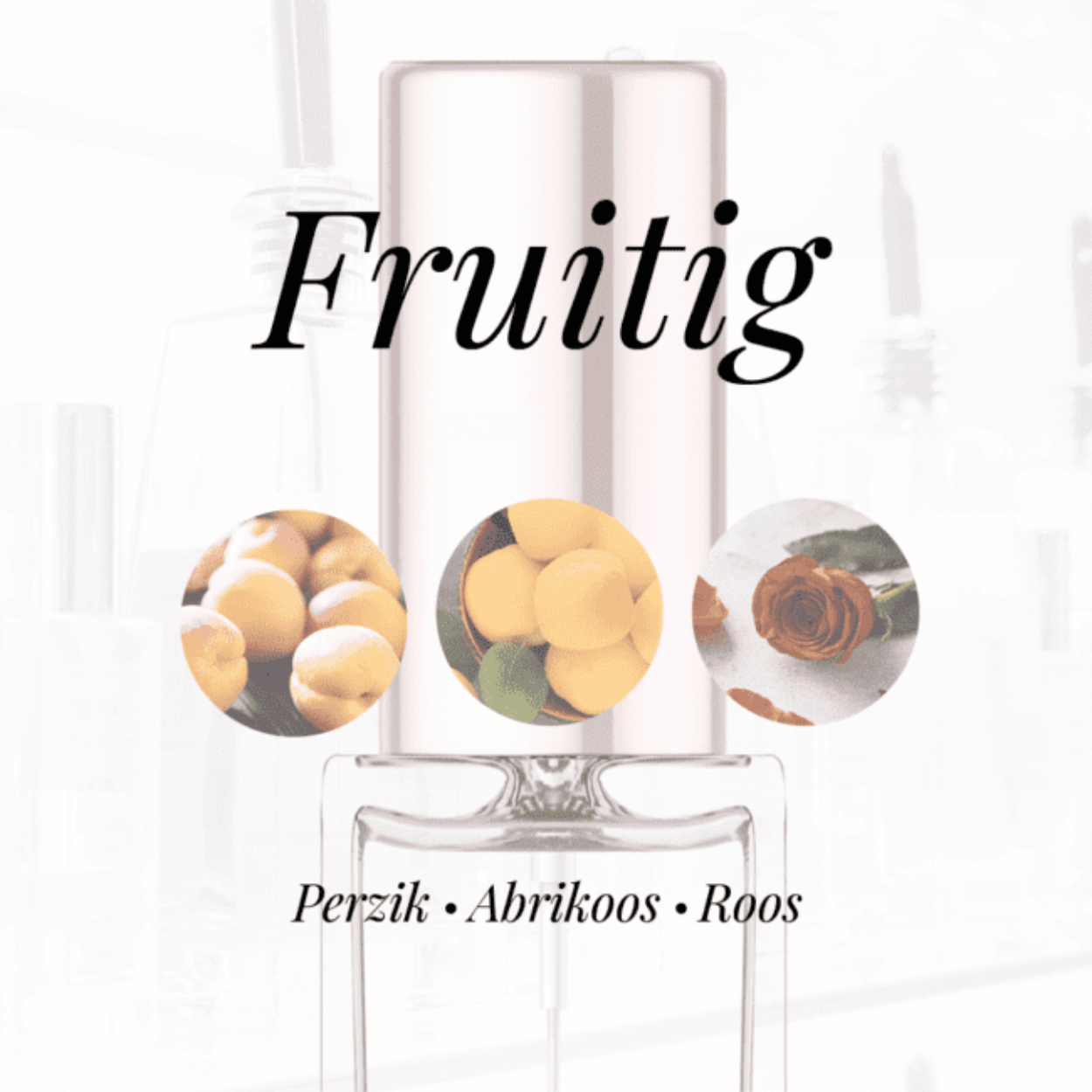Eigenschappen
Geur: Fruitig
Waarneembare geuren: Abrikoos, Perzik, Roos
Sillage: Midden
Seizoen: Herfst/Winter
Eigenschap: Geraffineerd
Stijl: Elegant
Geurgroep: Bloemig Oriëntaalse
Hoofdakkoorden: Fruitig, Bloemig, Poederig, Roos, Zoet
Top noten: Ananas, Seringen, Perzik, Abrikoosbloesem, Lelietje-van-dalen, Bergamot en Roos
Midden noten: Iris, Jasmijn, Heliotroop en Roos
Basis noten: Abrikoos, Sandelhout, Amber, Muskus, Vanille en Perzik