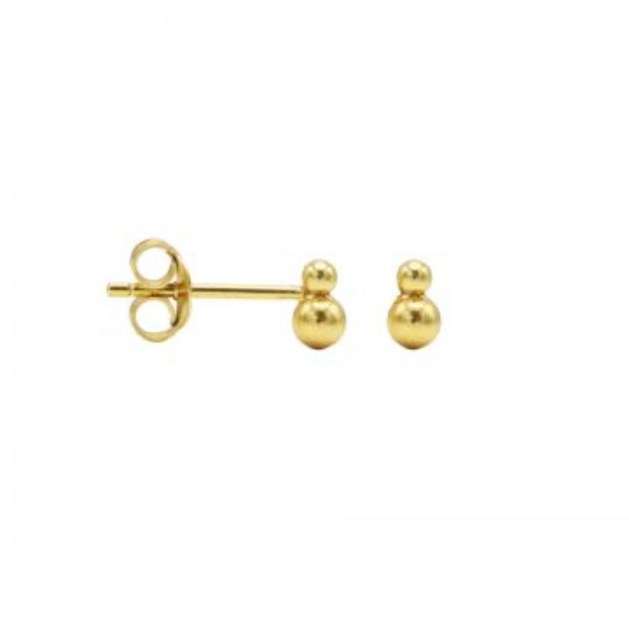 Karma Symbols Double Dots Goldplated