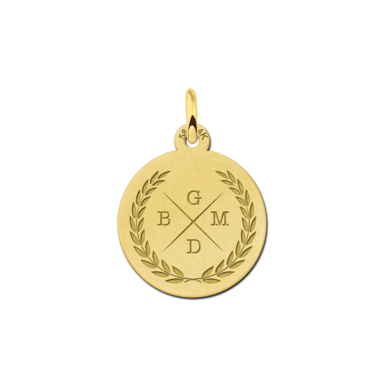 14 karaat geel gouden letter hanger met vredestak.

Deze hanger kan u bestellen met Initiaal naar keuze.
U kan bij het afrekenen, bij het kopje opmerkingen vermelden welke initialen er op gegraveerd mag worden.  (bijvoorbeeld: letter A,B,C,D ) 

Bij eventuele andere vragen kunt u ons telefonisch bereiken.

Levertijd ongeveer: 14 dagen. 
U word op de hoogte gehouden over het leveringsproces.

Is deze mooie hanger met letter van goud een cadeautje voor jezelf of voor iemand anders? Bekijk ons assortiment voor bijpassende sieraden.