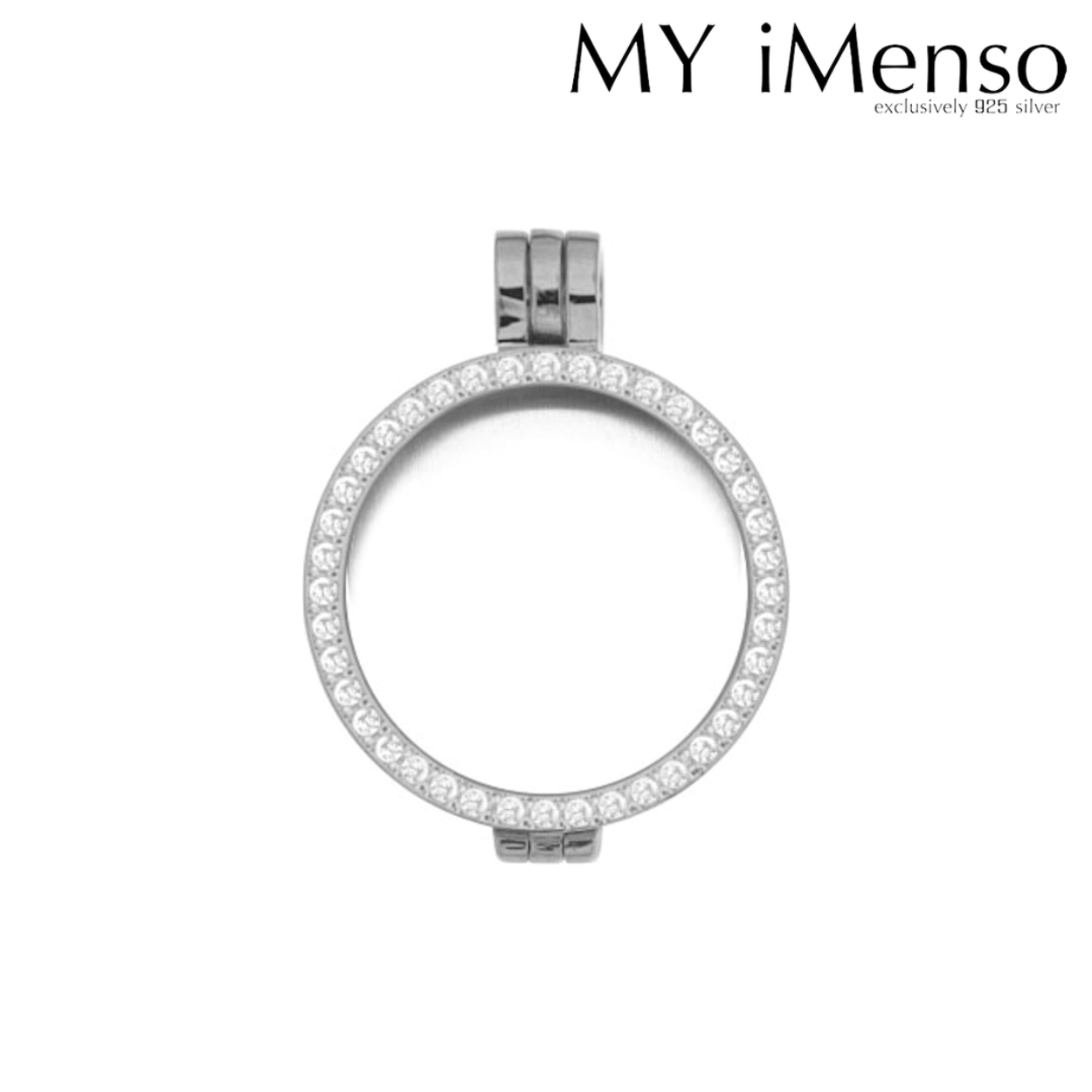 MY iMenso is het merk achter de muntcolliers van écht zilver (925). De basis is een collier met een zilveren medaillon waarin diverse munten geplaatst kunnen worden om zo je eigen sieraad te creëren. De Mezza serie van MY iMenso bestaat uit medaillons en insignia's van 24 mm.

De medaillons van MY iMenso zijn verkijgbaar in verschillende varianten, met zirkonia's, gladde rand, in zilver, goud verguld of rosé verguld. Alle medaillons zijn aan de voor- en achterkant open, hierdoor kunt u het medaillon aan 2 kanten dragen en uw muntencollier binnen een handomdraai een andere look geven! De medaillons van MY iMenso zijn gemaakt van het eerste gehalte zilver en afgewerkt met een rhodium, geelgouden of roségouden plating.