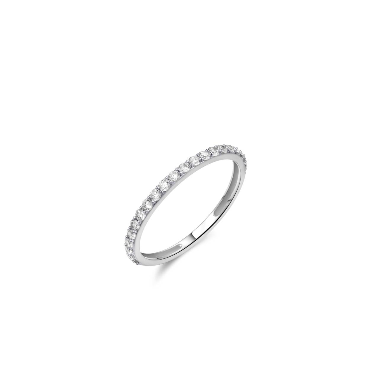 gisser ring | witgoud | zirconia's | maat 56