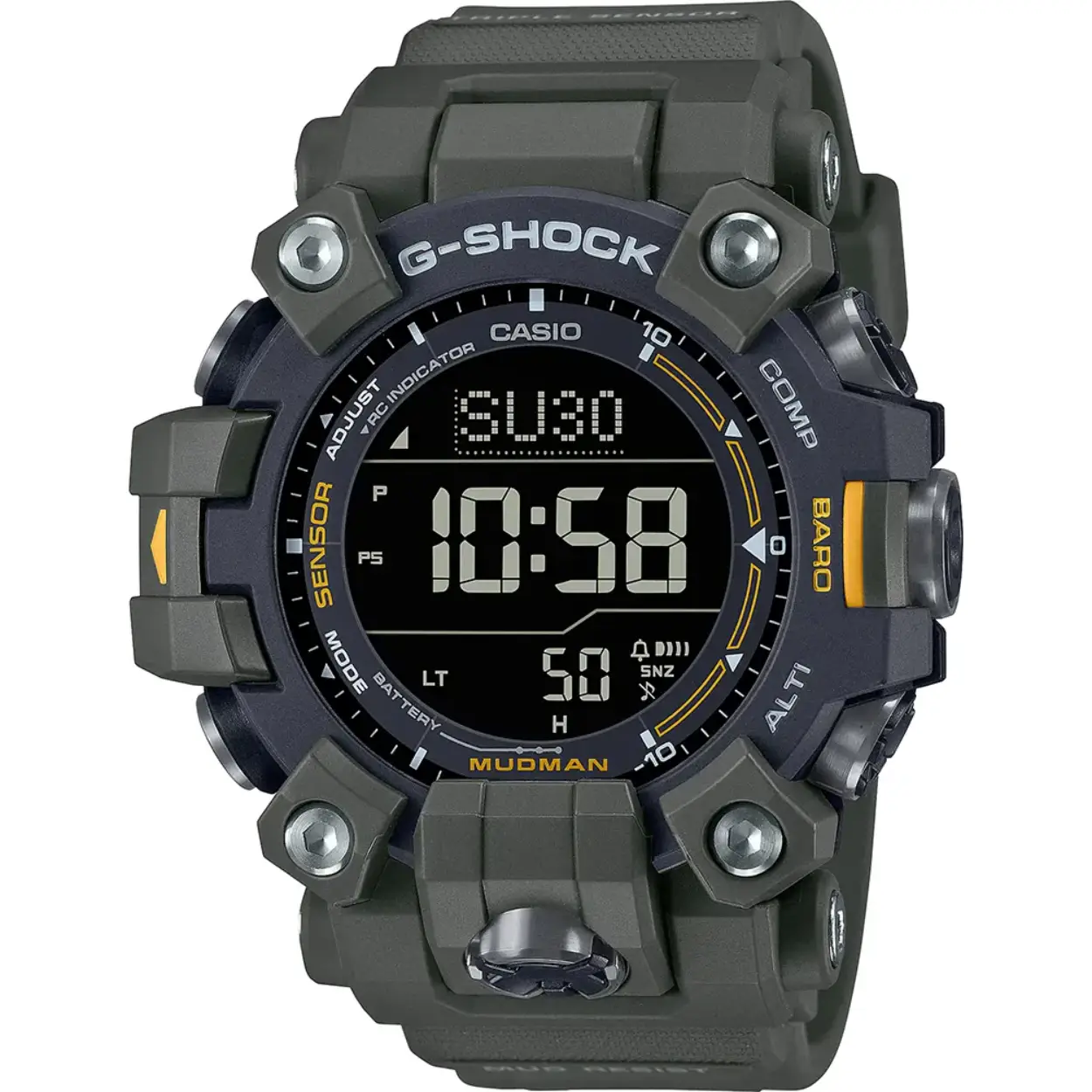 Tough Solar survival horloge met triple sensor
