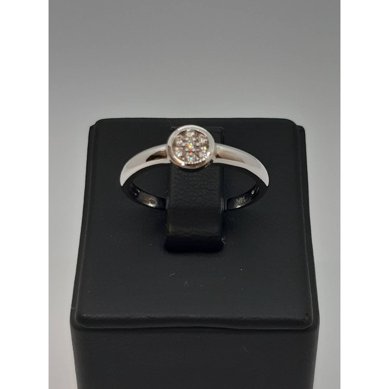 diamant 7-0.12crt
h si
14 kt wit