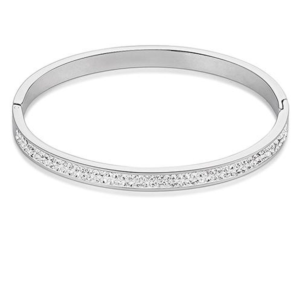 Bangle van het merk Coeur de Lion. Dit sieraad bevat de kleur kristal