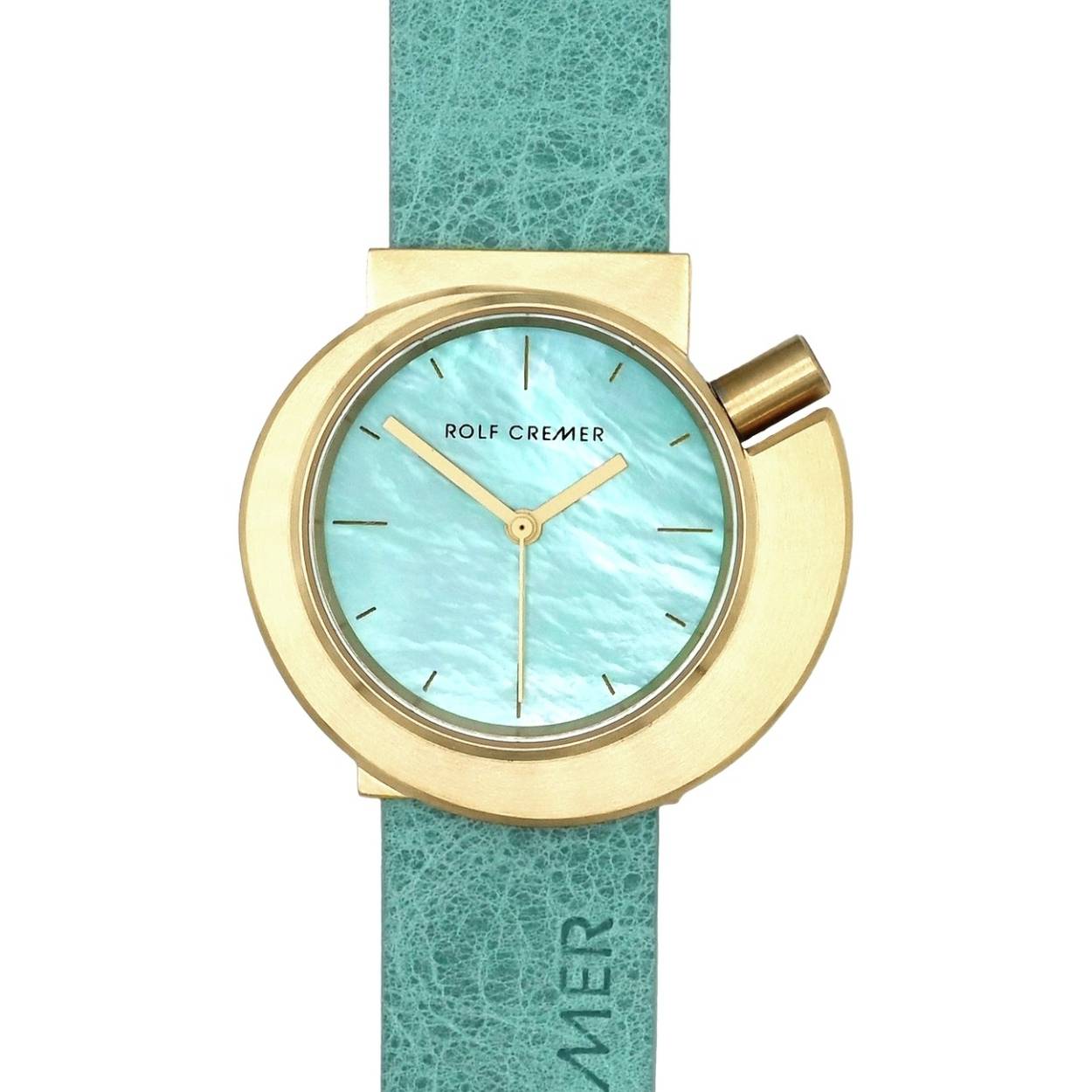 Aqua kleur wijzerplaat