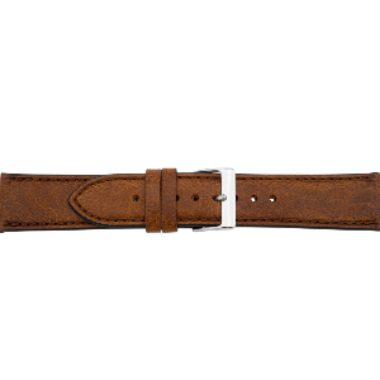 horlogeband bruin Italiaans leder 18mm