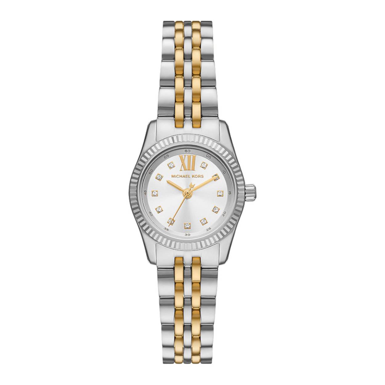 Michael Kors Petite Lexington Dames Horloge MK4740 voor dames.

Het horloge beschikt over een quartz uurwerk. Deze prachtige wijzerplaat is zilverkleurig en is afgedekt met kwalitatief mineraalglas. De horlogeband is gemaakt van rvs. Met dit prachtige horloge ben je elke dag op de hoogte van de juiste tijd!