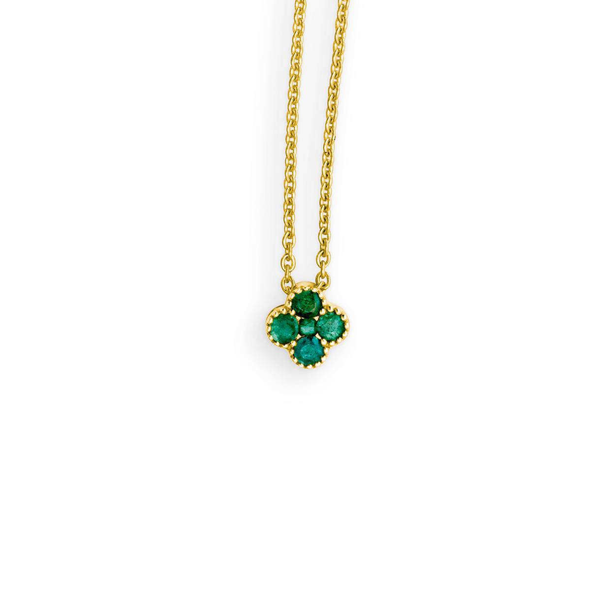 Collier GG 750 smaragd