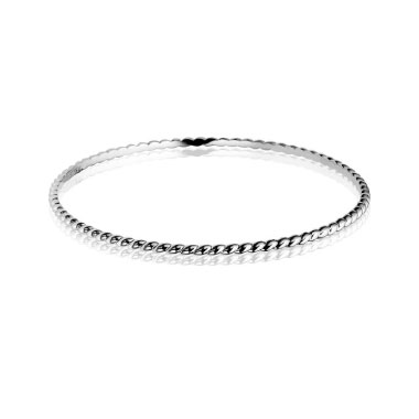 ZIA604 Zinzi Bangle armband zilver De armband is vervaardigd van eerste gehalte zilver (925) en voorzien van een extra rodiumlaag voor een langdurige glans.