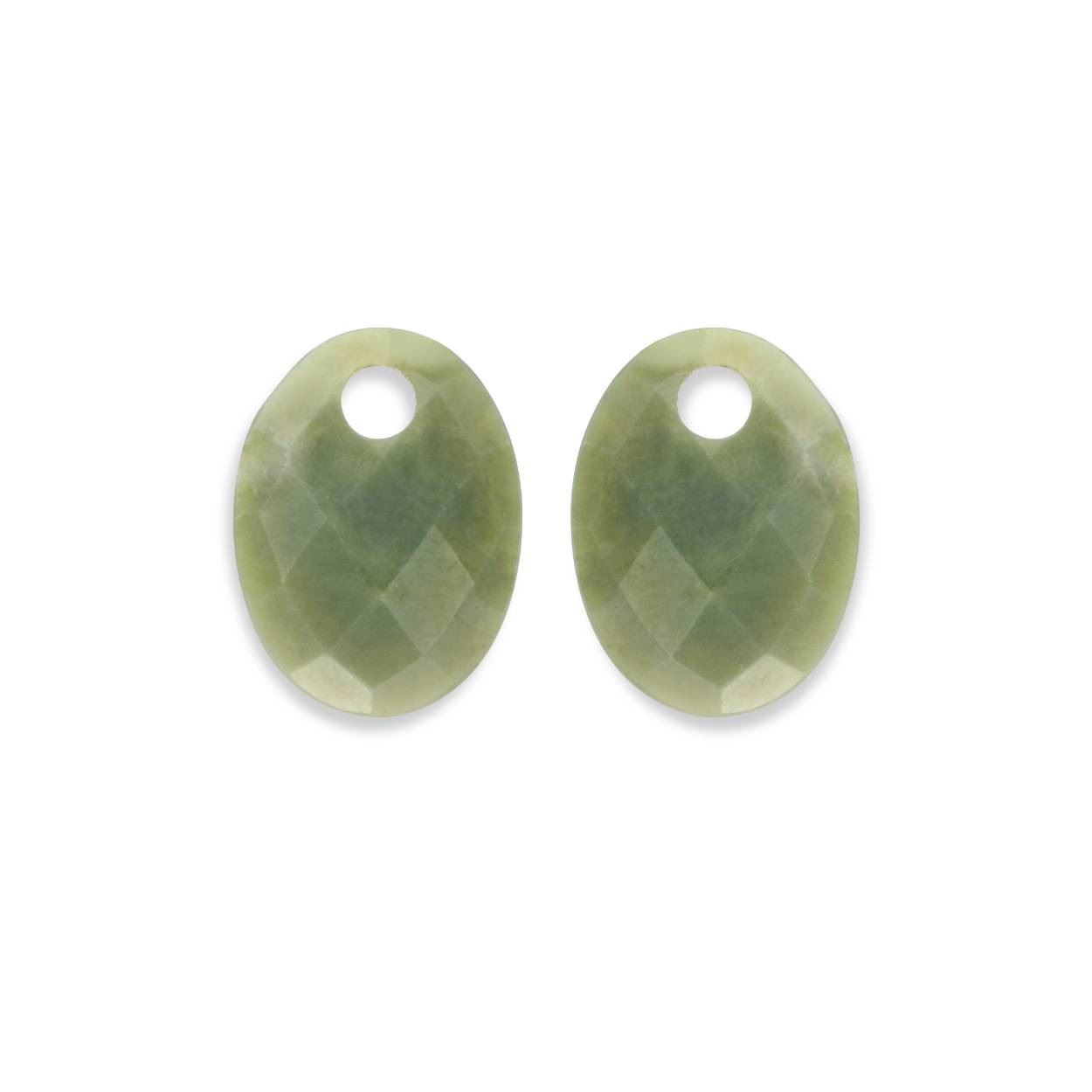 Sparkling Jewels oorstenen Southern Jade Medium Oval