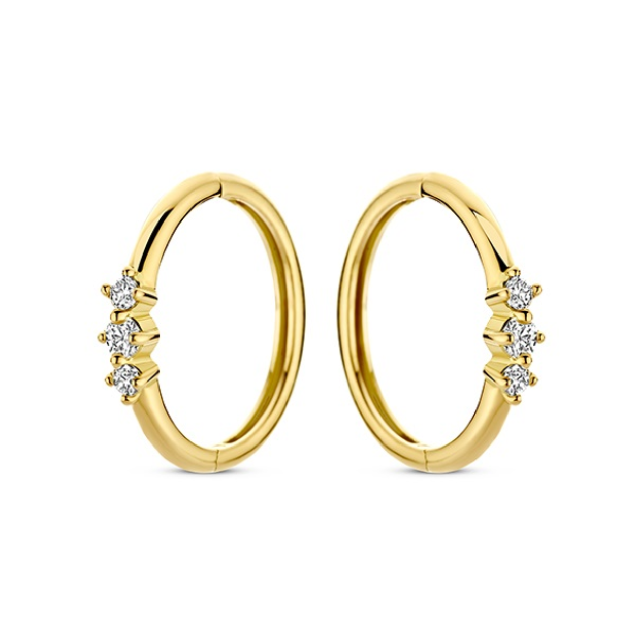 SWGDN0035-Y Swing Jewels oorringen goud met diamant