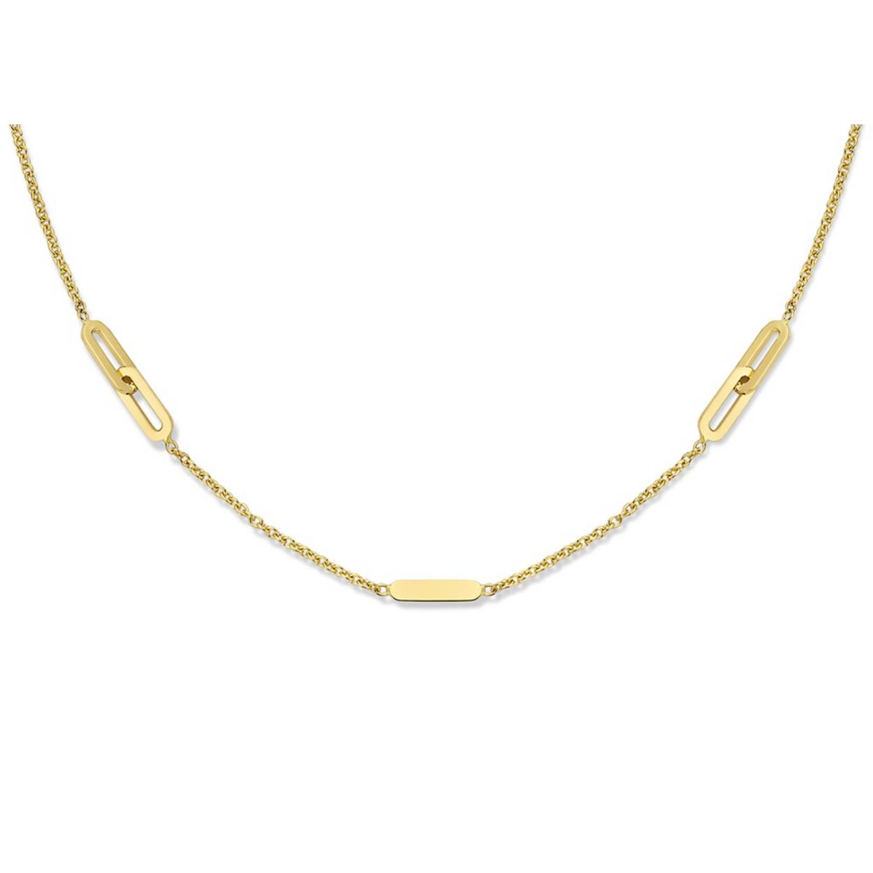 Ketting geel goud 18kt.