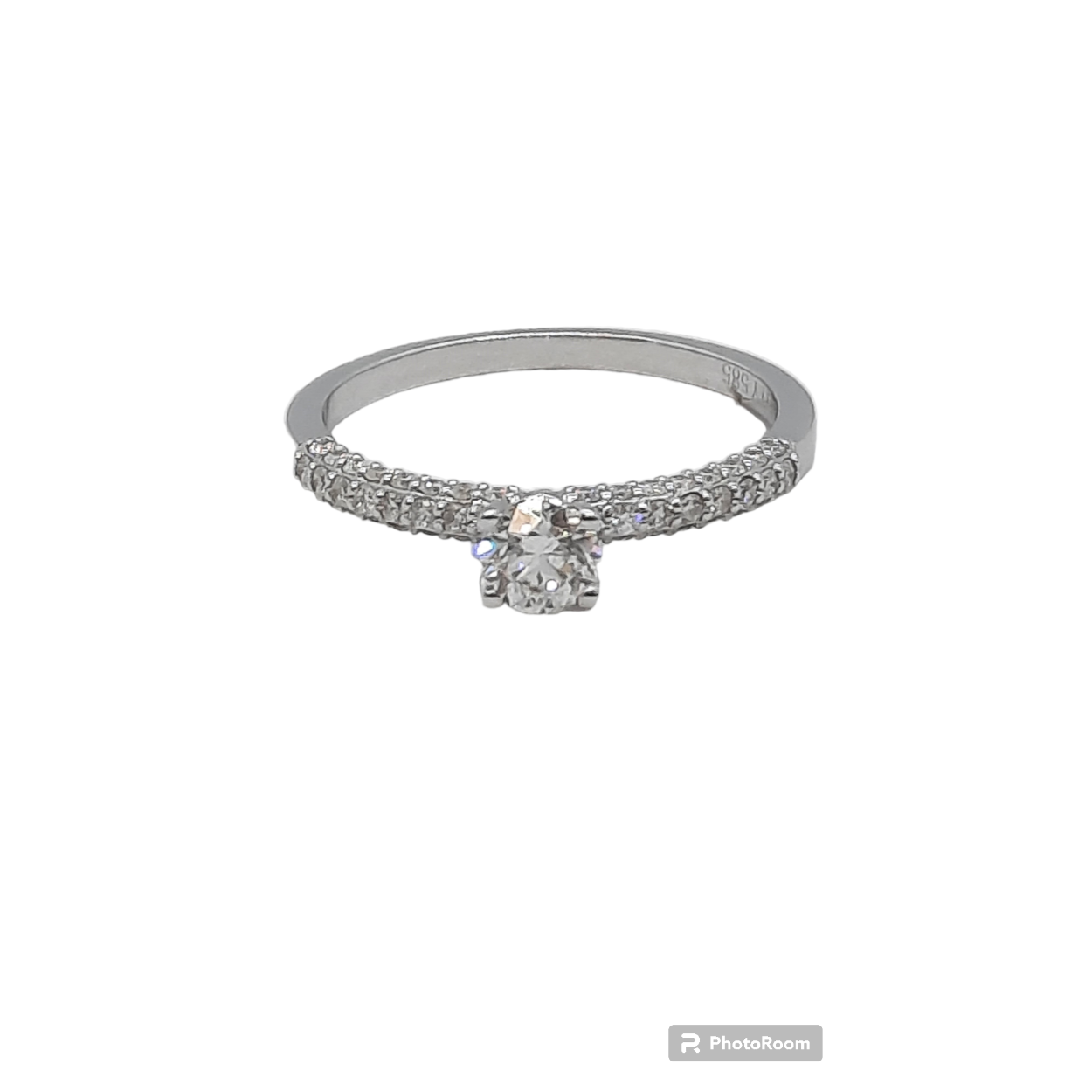 diamant ring 0.32 f si0.34 fsi14kt

