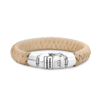 Buddha to Buddha 544IV E - Ben Leather Bracelet Ivory