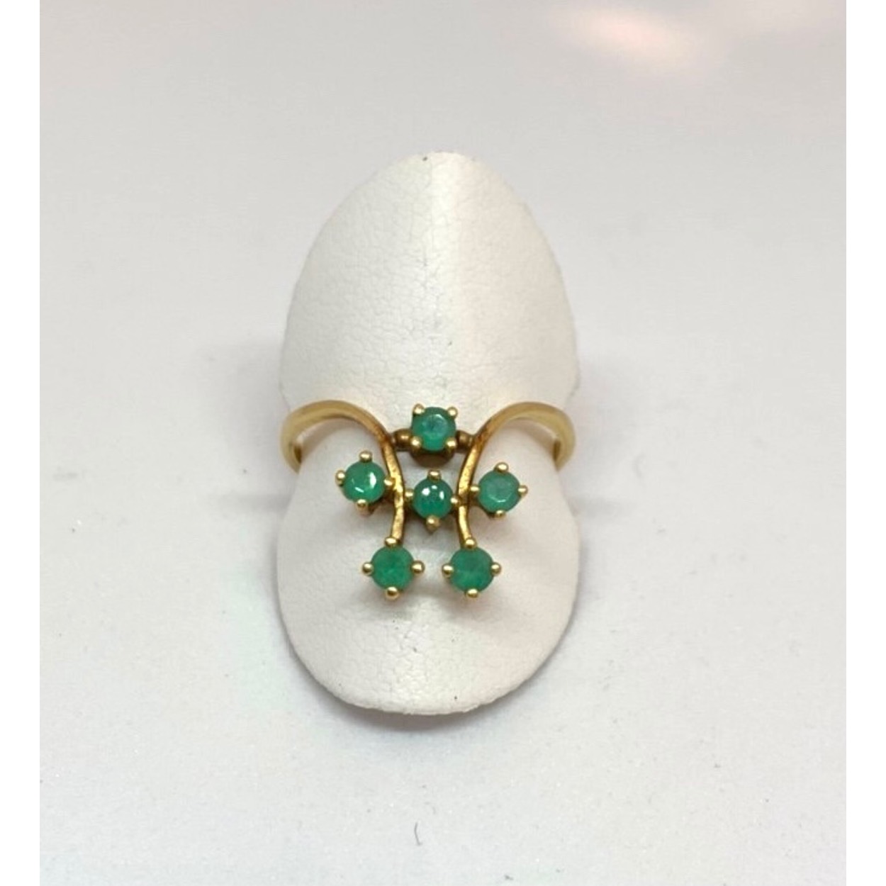 14k gouden ring smaragd