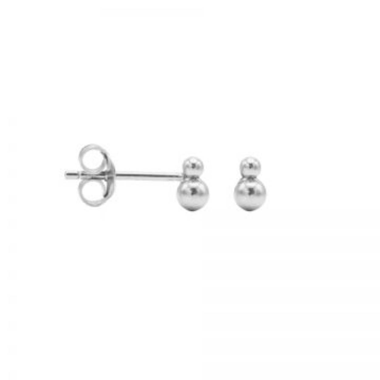 Karma Zirconia Symbols Triple Flower Oval Silver