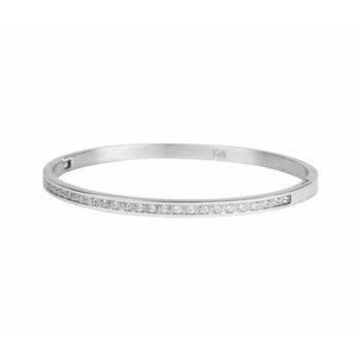 Coeur de Lion bangle, crystal- silver 0127/33-1817