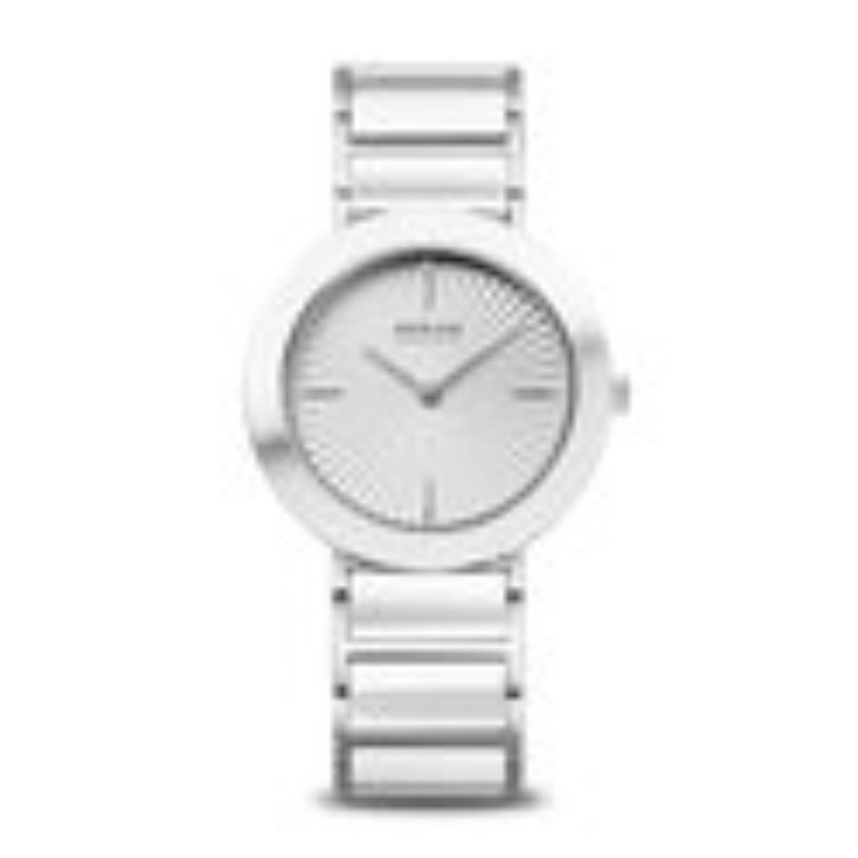 bering dames horloge staal/ ceramic 11435-753
