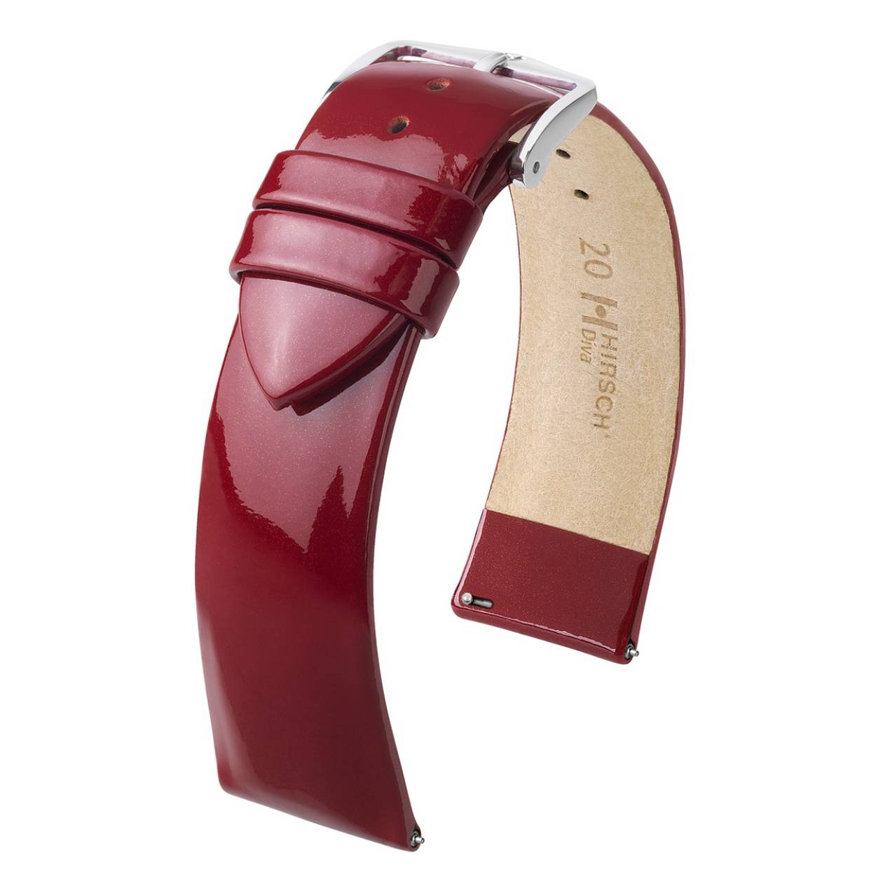 HIRSCH DIVA M MARSALA SHINY CALF 20/18MM