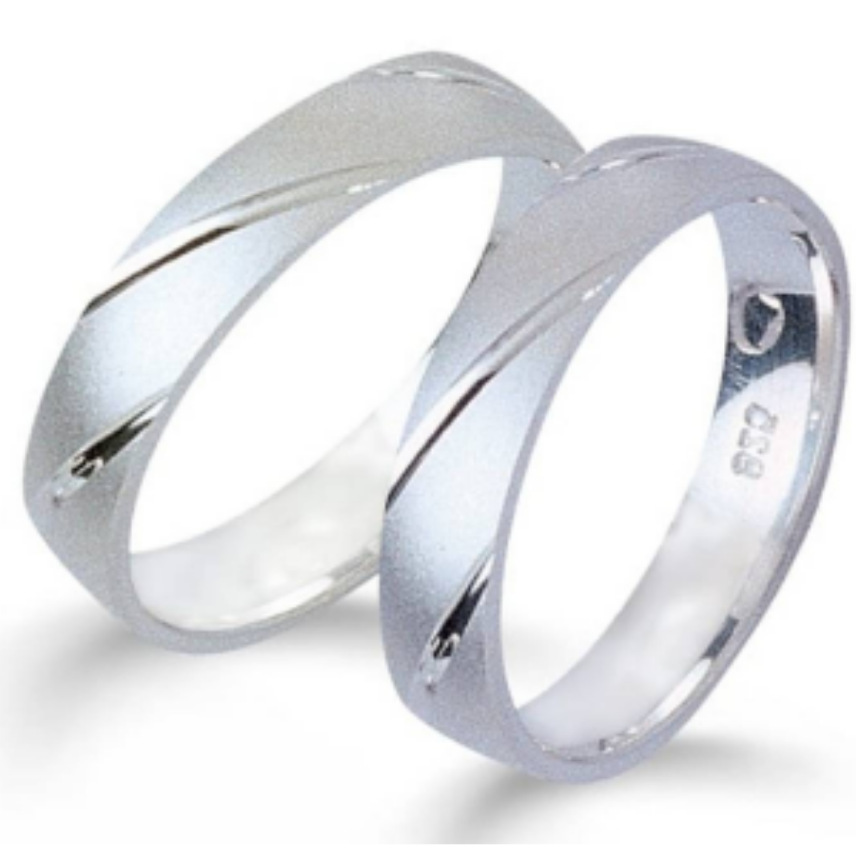 Alliance zilveren vriendschapsring, prijs is per stuk 
5mm brede zilveren ring. 