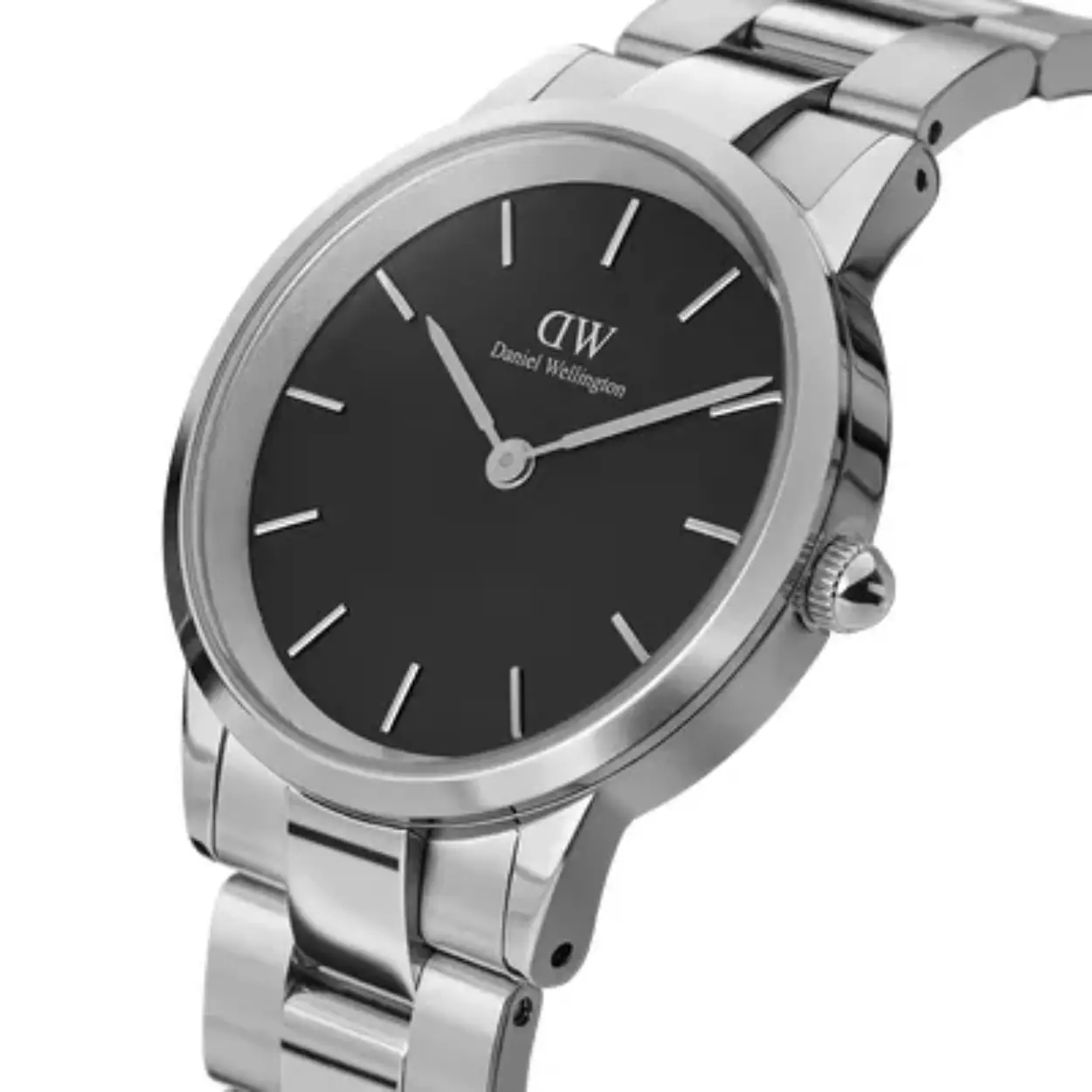 De Iconic Link is een moderne kijk op een klassiek design en de onthulling na jaren minutieus vakmanschap. De Iconic Link is een luxe metalen band met driedelige zilver kleurige schakels. Alweer een prachtig horloge van Daniel Wellington