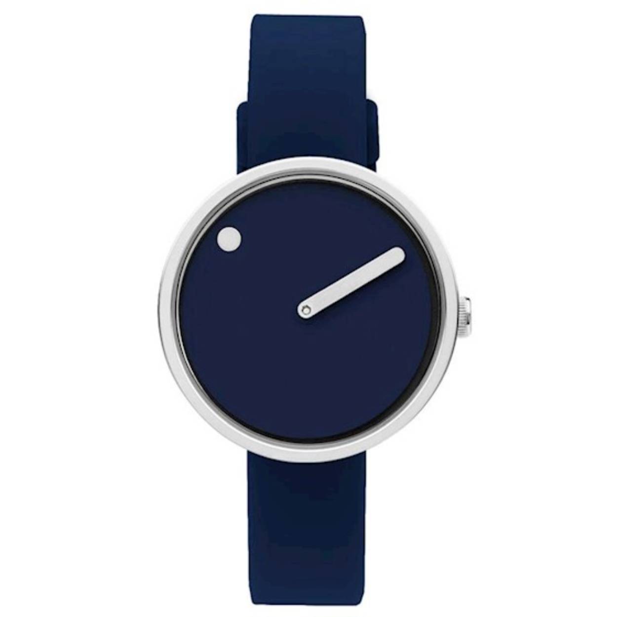 Picto horloge met siliconen band