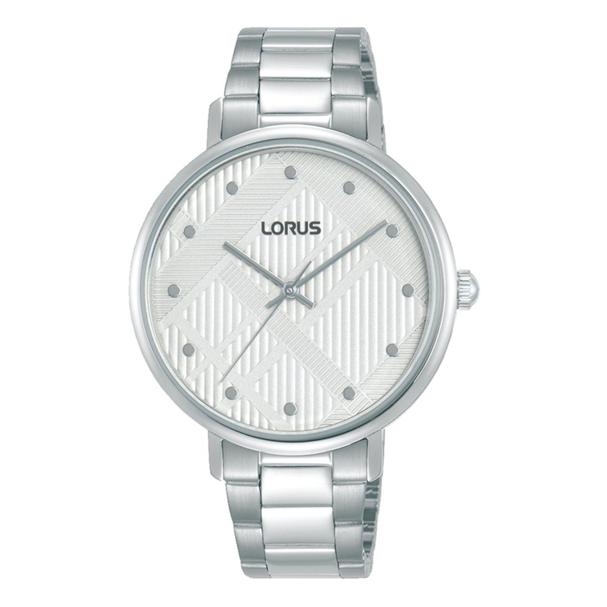 Dit is een dameshorloge van het merk Lorus. Het is een analoog horloge gemaakt van staal. De diameter van de kast is 36mm en de kast is 8.5mm dik.