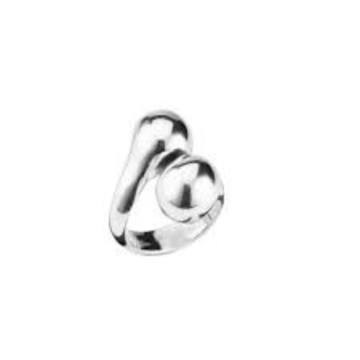 Uno de 50th verzilverd Ring 2xbolVerzilverd ANI0574MTL000L