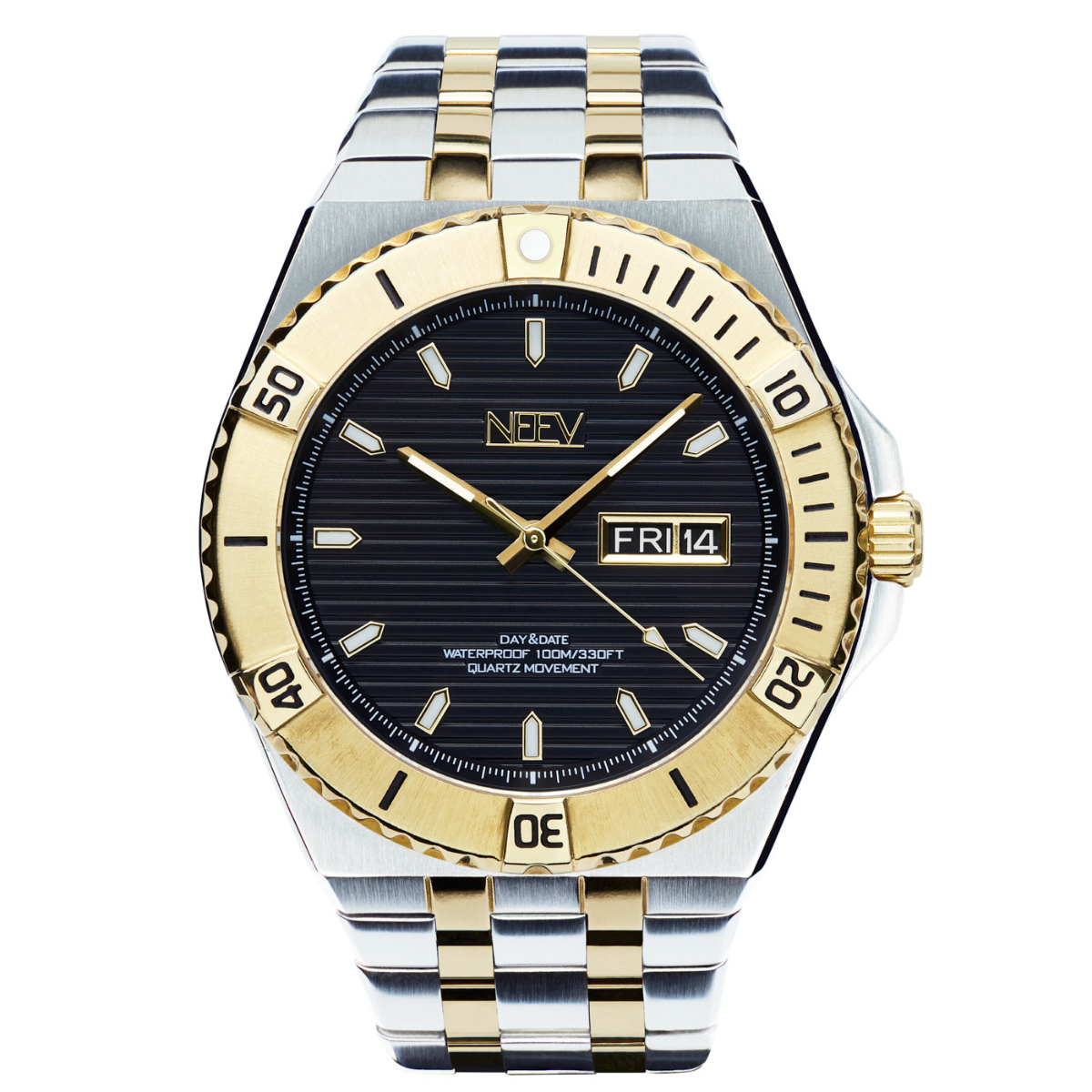 De Hackler is een prachtige verschijning en is zeer stijlvol tijdens iedere gelegenheid. Het robuuste staal met het glanzende goud geeft dit horloge een bijzonder eigen karakter. De Hackler is subtiel, elegant en sexy.