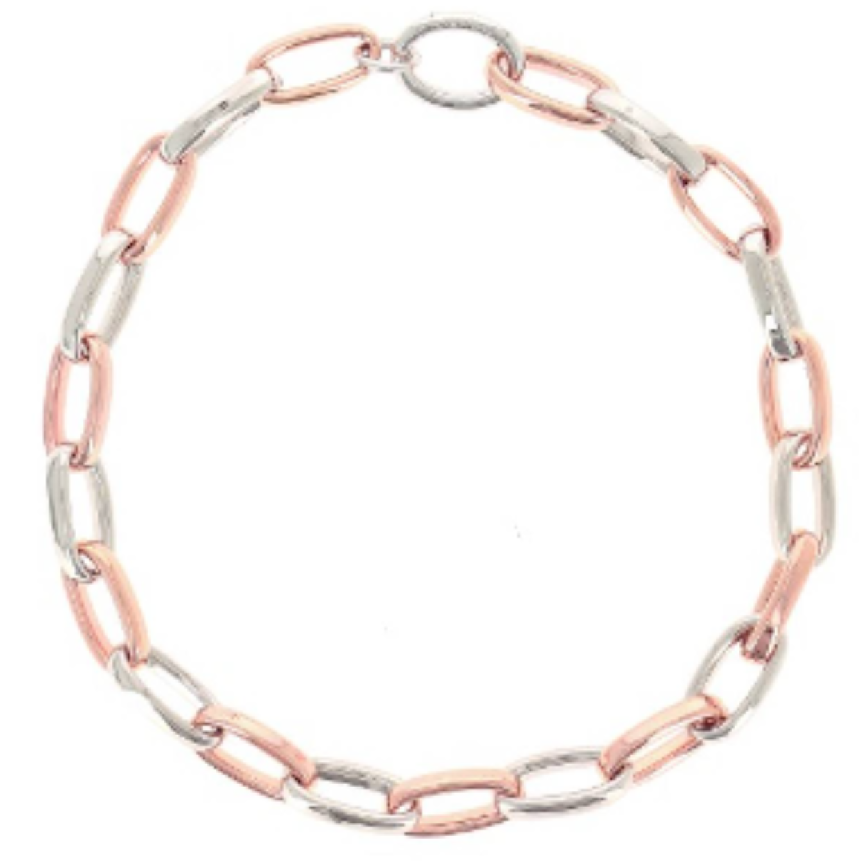 PESAVENTO COLLIER ZILVER VERGULD 18KT ROSE WPLVE1810 