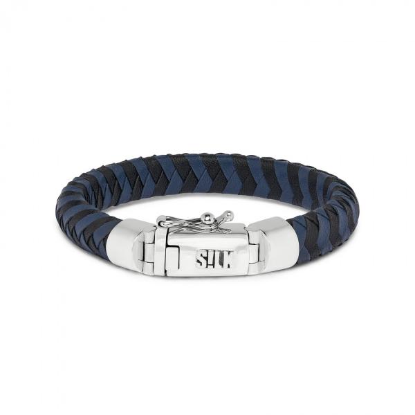 Breedte: 21cm
Hoogte: 10mm
Kleur: zwart en blauw 
