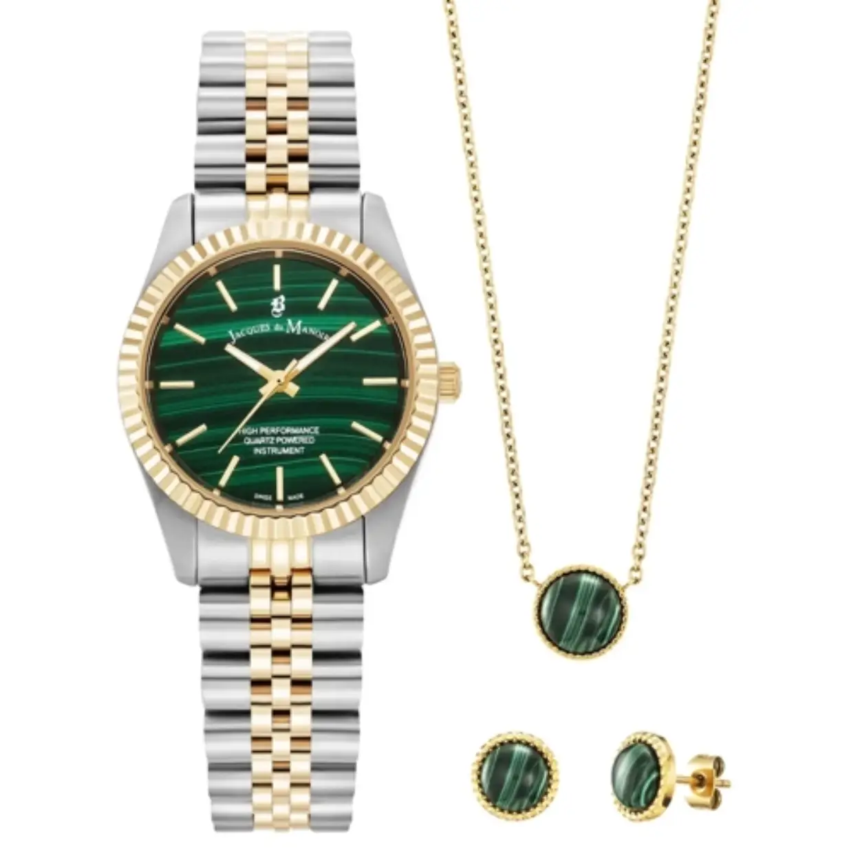 Malagiet dial JPN05401 dames gift set van Jacques Du Manoir