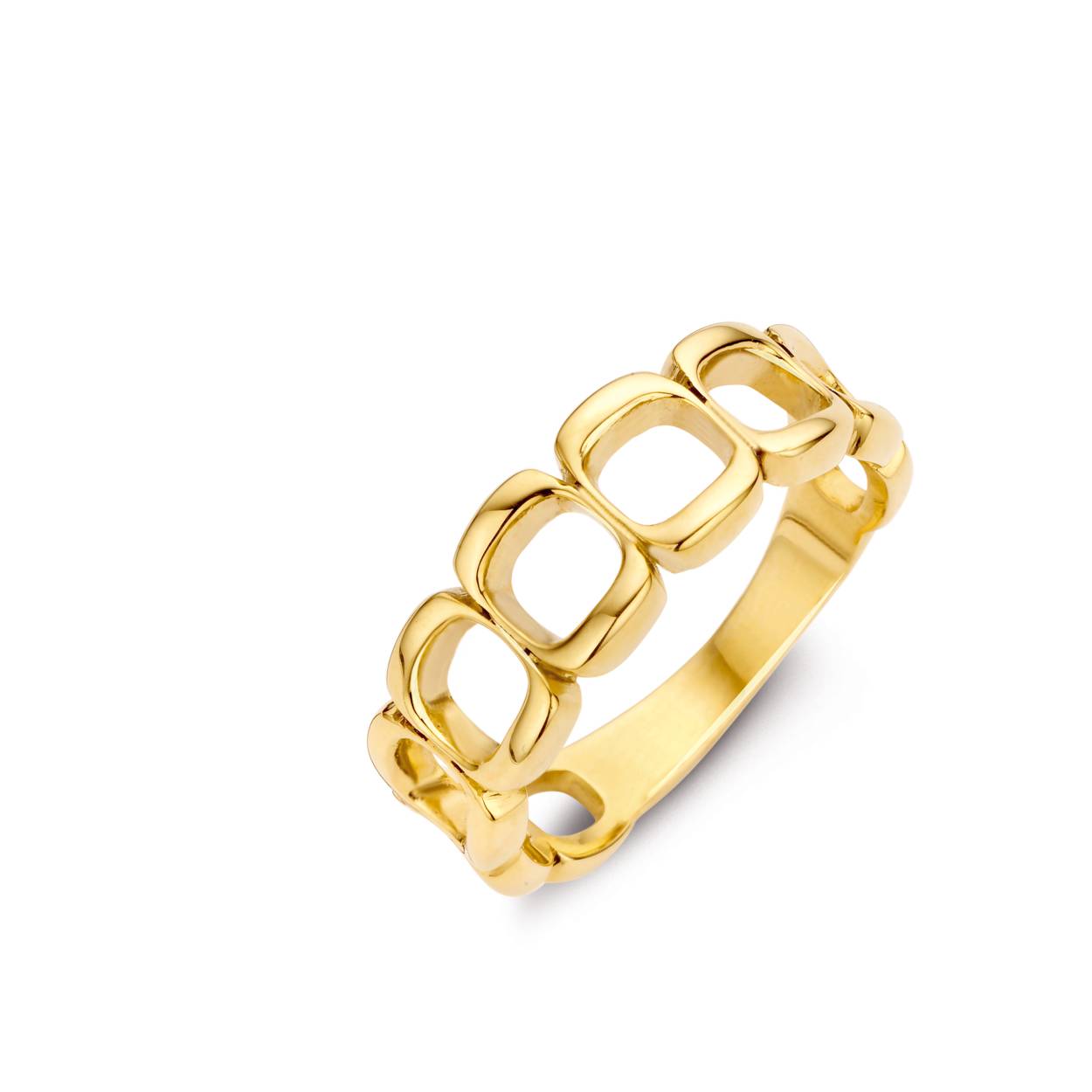 Ring gemaakt met oud goud.