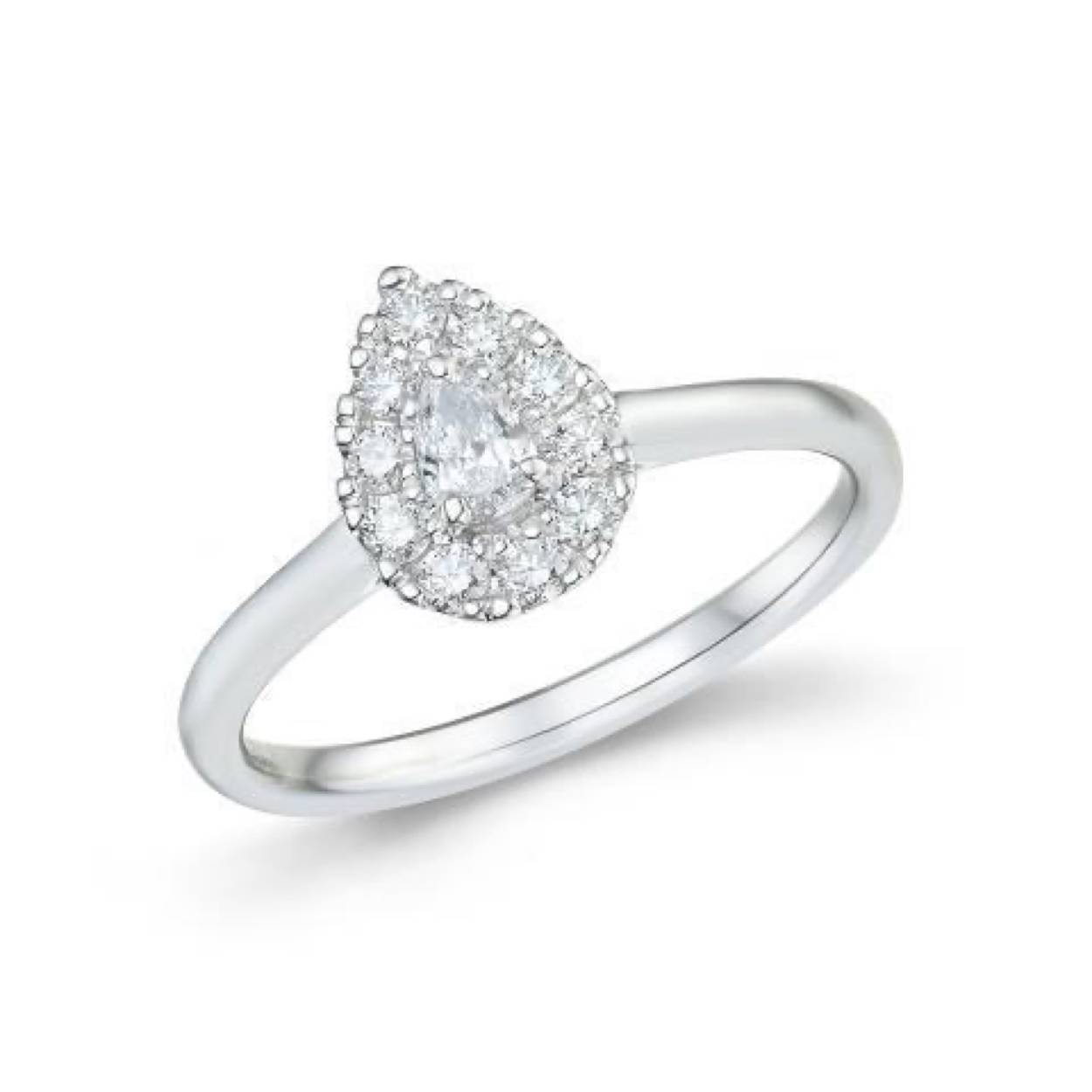 Ring wit goud 18kt met diamanten