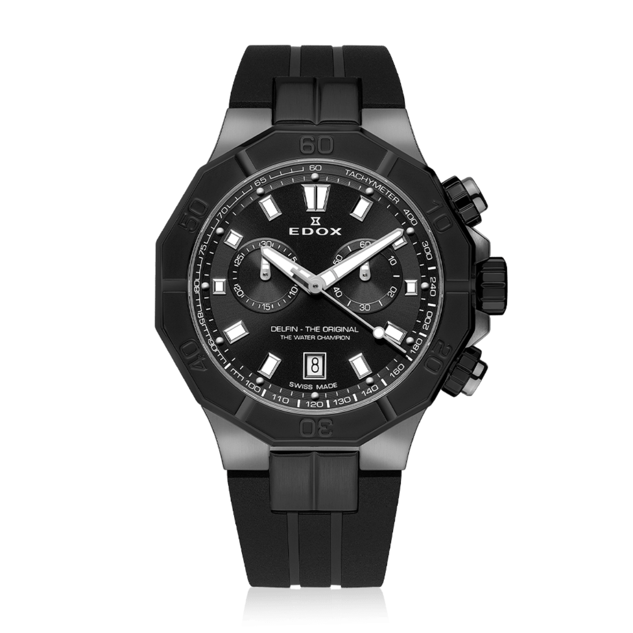 Dit is een horloge van het merk Edox gemaakt voor heren.
De specificaties zijn als volgt:
Waterdichtheid: 20 ATM / 200 Meter / 660 Feet
Dit horloge heeft de volgende functies/eigenschappen:
Diver
Chronograaf
Datumaanduiding