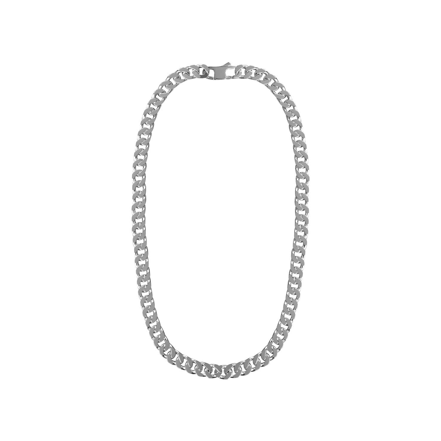 Zilveren gourmet collier (5.0mm) 50cm