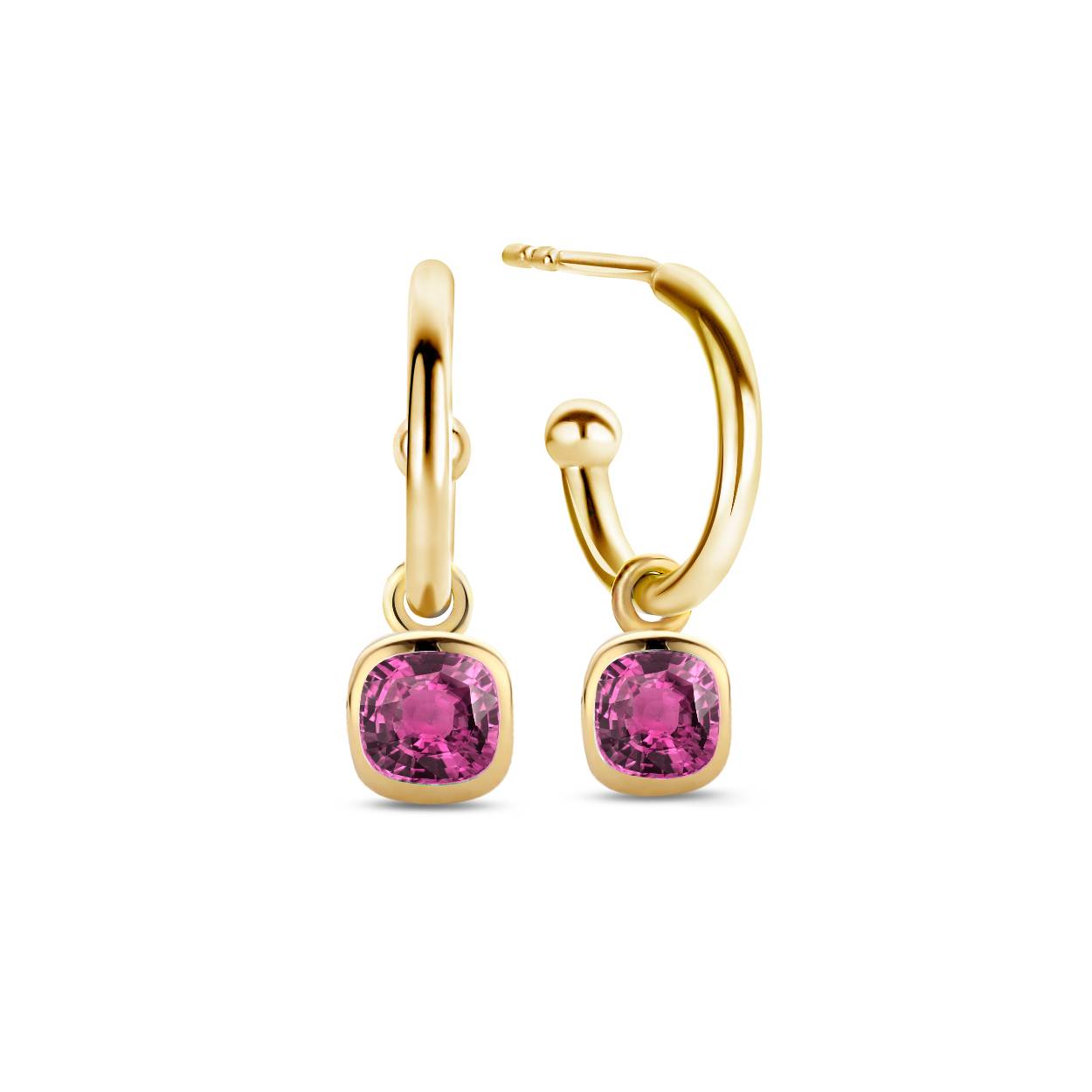 14 kt gouden oorbedels met roze toermalijn uit de 'Brilliantly' collectie van Miss Spring
De oorringen om de bedels aan te hangen zijn niet inbegrepen en zijn apart aan te kopen.
Meer info in de omschrijving.