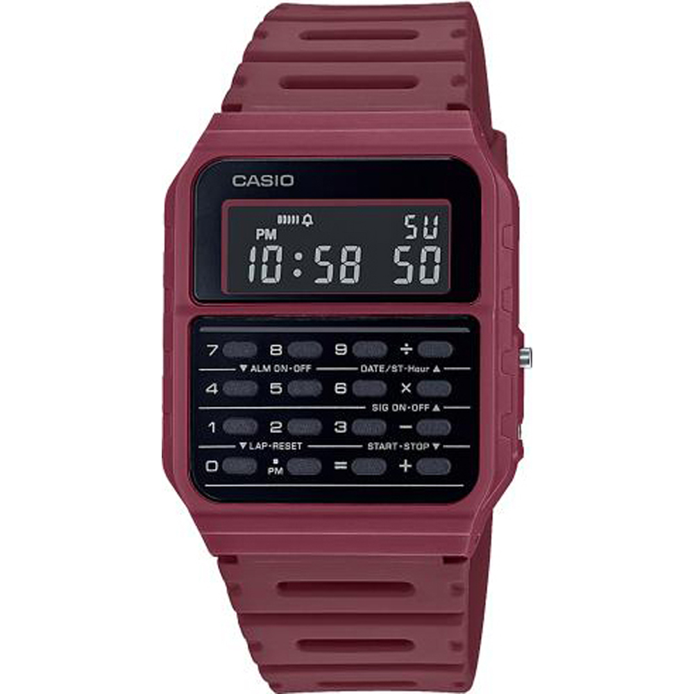 Dit horloge van Casio komt uit de collectie: Vintage EDGY. Dit horloge heeft de volgende functies: Dagalarm, Automatische kalender, 12/24-uurs tijdweergave, Stopwatchfunctie - 1/100 sec. - 24 uur, Tweede tijdzone