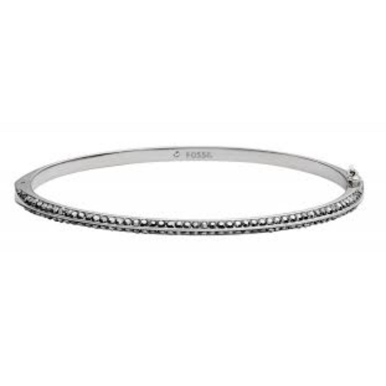 FOSSIL Armband Edelstaal Zirkonia Grijs JF02121040