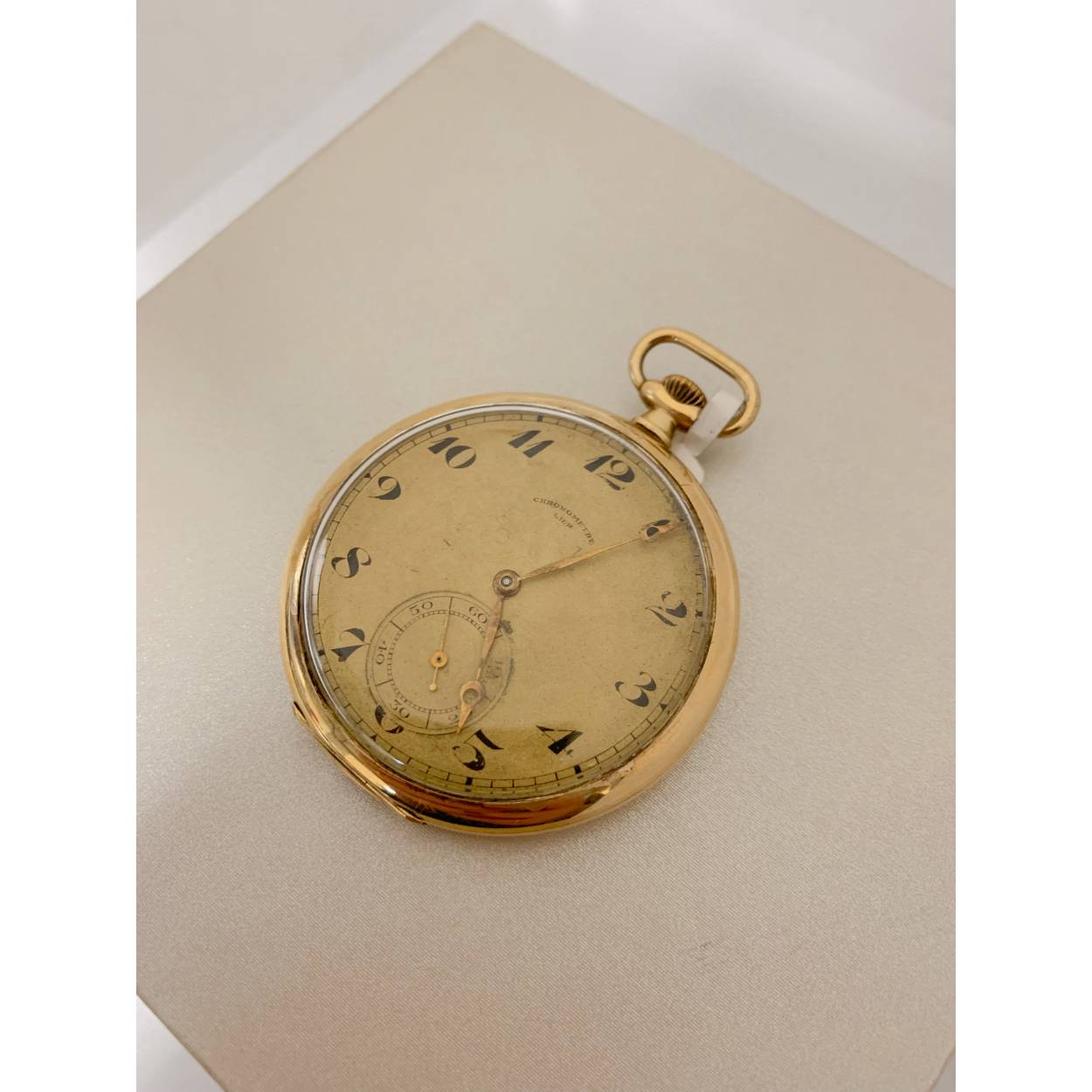 VINTAGE geelgouden zakhorloge - chronometre