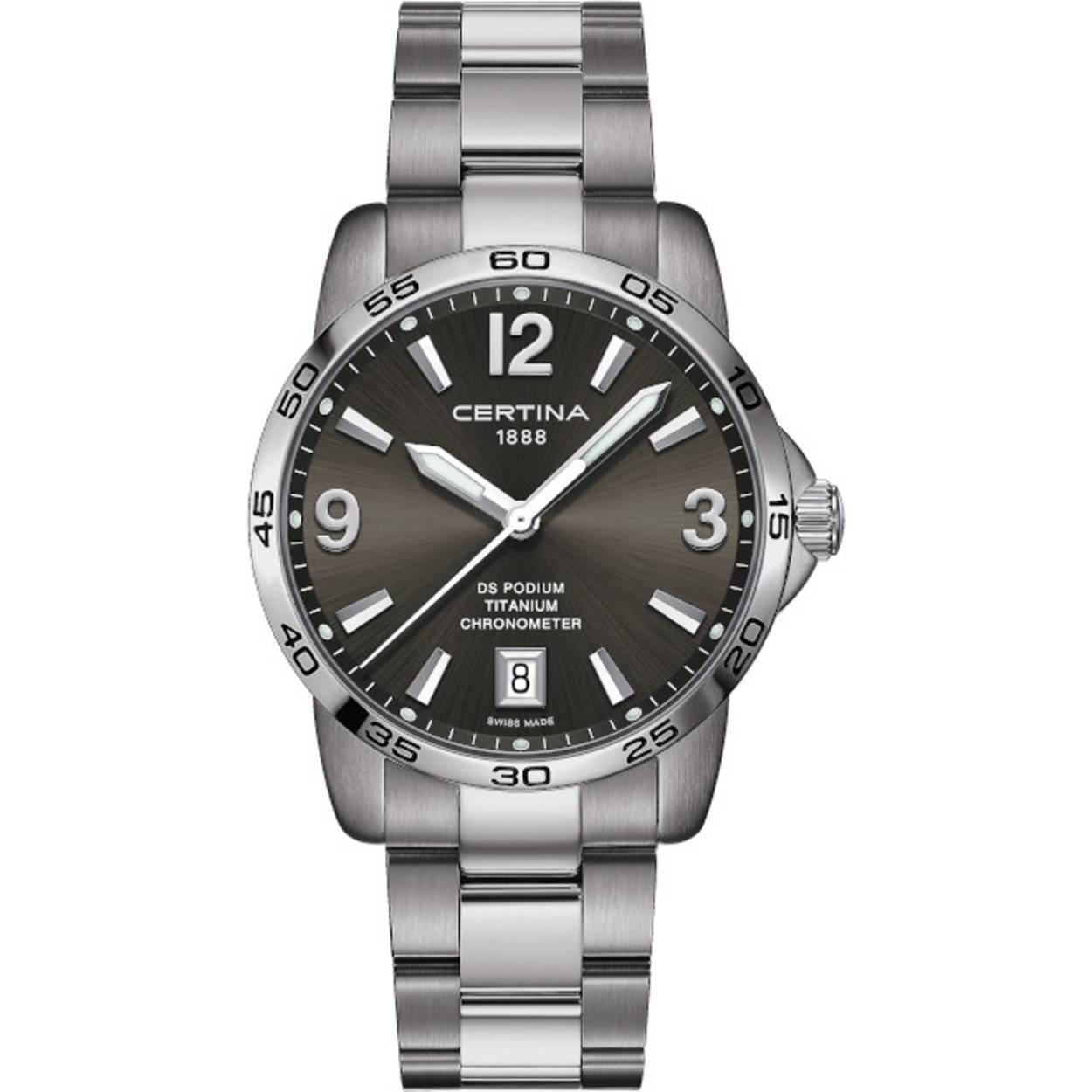Certina herenhorloge DS podium titanium C0344514408700
